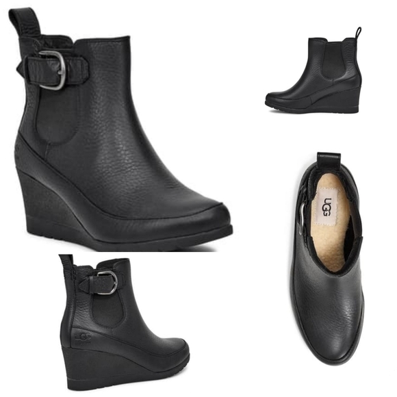 UGG Shoes - NEW Arletta Ugg Wedge Waterproof Booties - 9